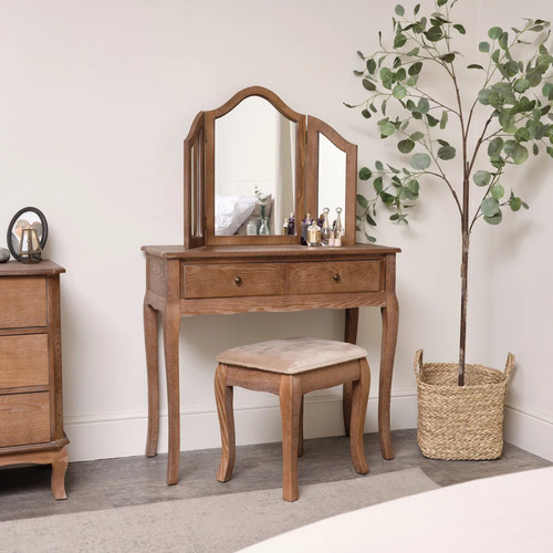 Dressing table mirror stool - table,,