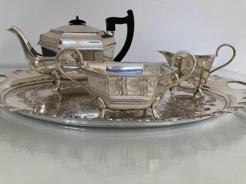 Vintage silver plated tea - plated,