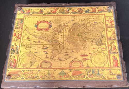 Vintage wooden key cabinet - key,