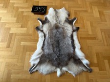 Luxurious Reindeer Hide Skin 135x101 cm Scandinavian Rug Prime Quality Real #593