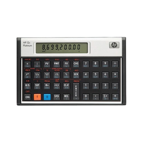 12c platinum financial - hp,