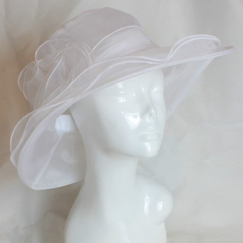 Large hat fascinator - large, weddings
