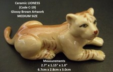 Ceramic LIONESS Figurine