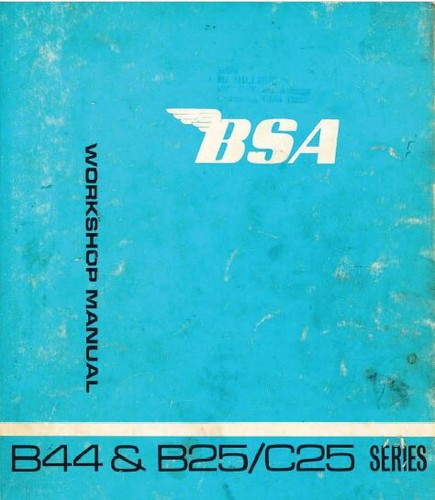 Bsa worshop manual - bsa,