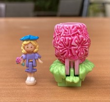 1994 Polly Pocket Pretty Flower Surprise Ring Doll Bluebird - Flower