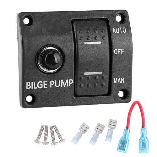 Way bilge pump switch panel - switch,