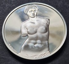 (1973) - La Venus De Milo" (treasures Of The Louvre) - 1.25 OZ Sterling Silver