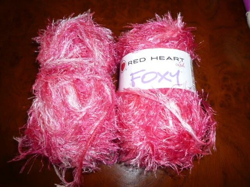 Foxy red heart fluffy - red, 'fluffy'