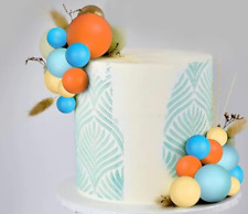 Cake decorations kit, various colours in pack (approx 50 in a pack)