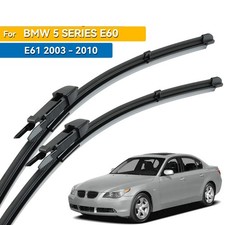 2Pcs Front Windscreen Wiper Blades Set For BMW 5 Series E60 61 2003-2010 24"+23"