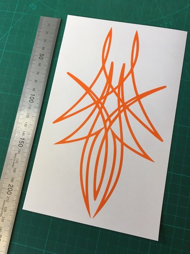 Pinstripe design stickers - pinstripe,