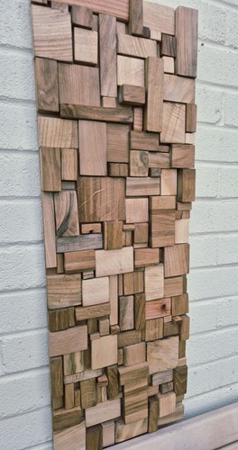 Modern wooden wall art - wooden,