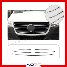 MERCEDES SPRINTER W907 COMPATIBLE 2018 - FRONT GRILLE CHROME (YM) STAINLESS STEEL 5 PIECES