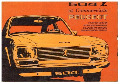 Peugeot 504 saloon - peugeot, estate