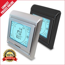 Underfloor Heating Touch Screen Thermostat With Air & Floor Probe - 2 Colours