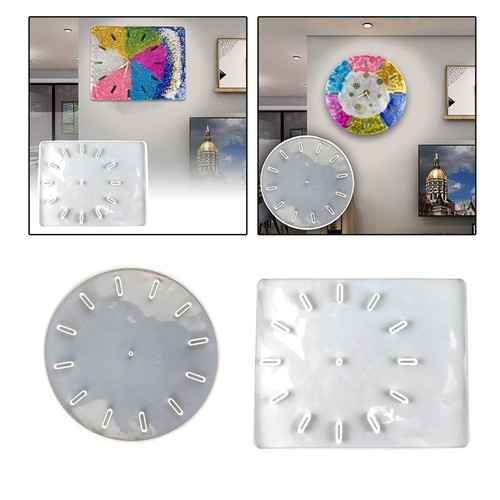 Clock resin molds large - clock,
