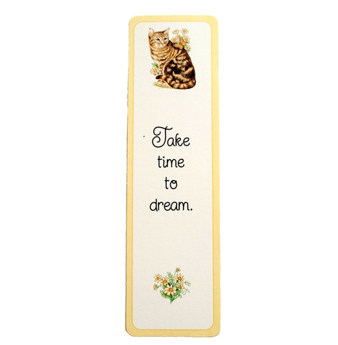 Vintage tabby cat paperboard - tabby,