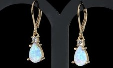 Opal Diamonique QVC Gold