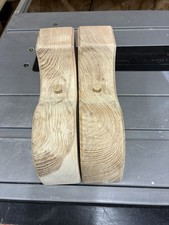 Pair Of Solid Handmade Oak