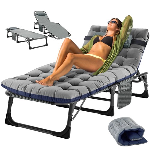 Reclining sun lounger garden - reclining,
