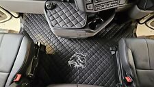 Set of Floor mats for New SCANIA S 2017+ BLACK eco leather Righ Hand Drive