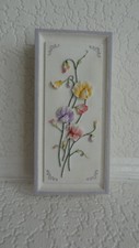 Floral Ceramic Key Storage Cabinet