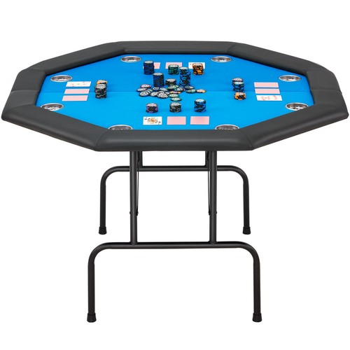 Foldable poker table - 46.9", 8