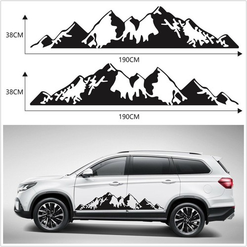 2pcs snow mountain range - snow,
