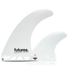 2+1 Futures Fins 8 Inch Surfboard fin set & side bites NEW Longboard Mid-length