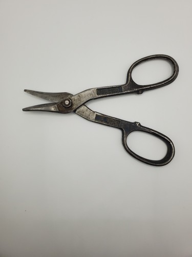 Vintage baker forged steel tin - forged,