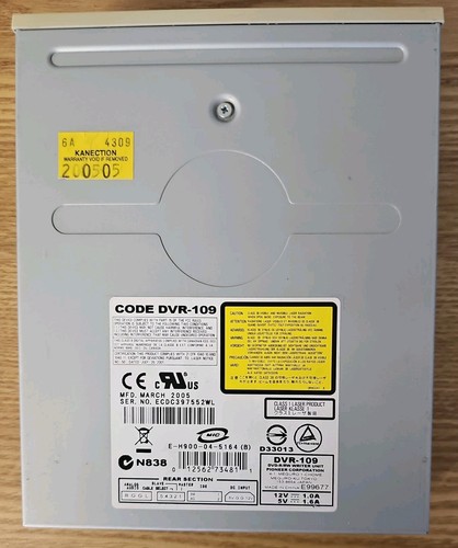 Pioneer dvr 109 - dvr-109, dvd±rw