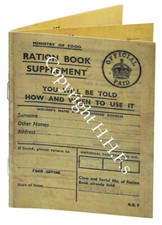 1940s/WW2 Blitz memorabilia Museum quality REPLICA RATION BOOK single book