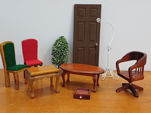 Vintage dolls house furniture - dolls,