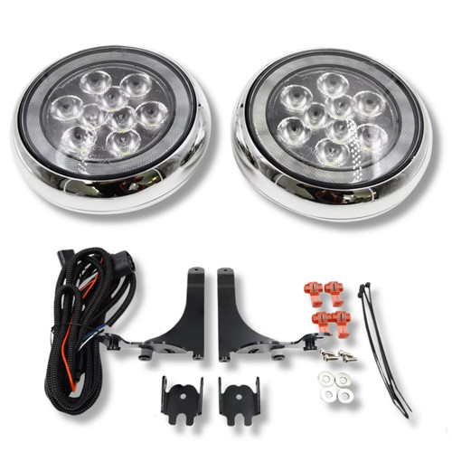 Front spot lights - front, drl