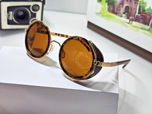 Steampunk sunglasses 50s round - steampunk,