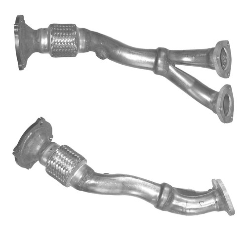 Exhaust pipe front - for, audi