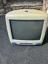 Apple iMac G3 M5521 Indigo Blue iOS 9 Super Rare CRT / Monitor Only !! Powers On