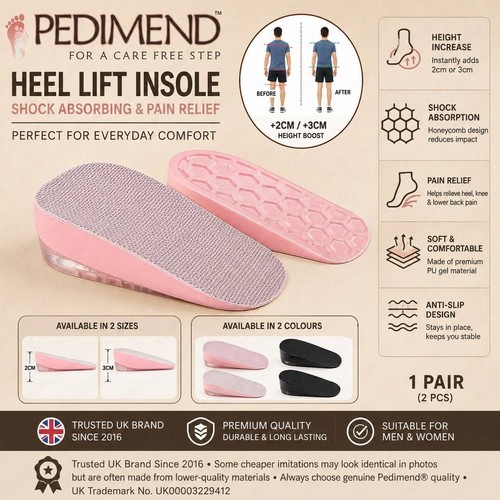 Heel lift insoles 30mm - heel, 20-30mm