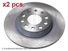 X2 PCS REAR BRAKE DISC ROTOS X2 PCS SET ADV184307 BLUE PRINT I