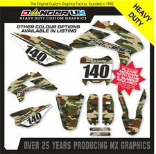 STOMP 140 160 Z3 MINI PIT BIKE GRAPHICS DECALS STICKERS CUSTOM NAME NUMBER