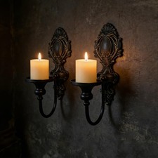 Candle Holder Wall Sconces Set