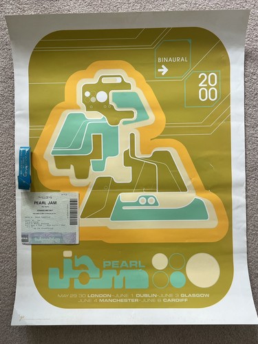 Pearl jam wembley arena ticket - jam,