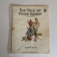 Vintage Peter Rabbit Cross Stitch Booklet