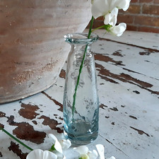 Clear Glass Bud Vase 13cm