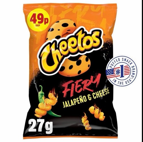 Cheetos twisted fiery - cheetos, jalapeno