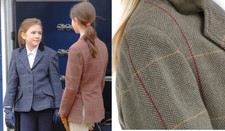 SHIRES MALVERN CHILDRENS TWEED SHOW HACKING HORSE RIDING SHOWING JACKET