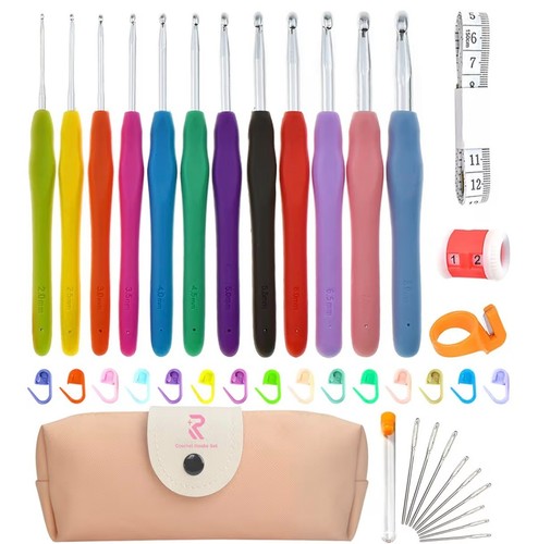 44pcs crochet kit ergonomic - crochet,