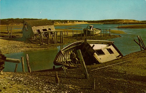 Postcard old cape - cape, wooden