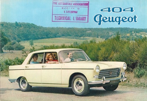 Peugeot 404 saloon 1960 1961 - peugeot, 1960-1961