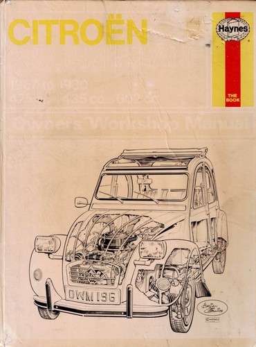 Haynes citroen 2cv ami - citroen, &